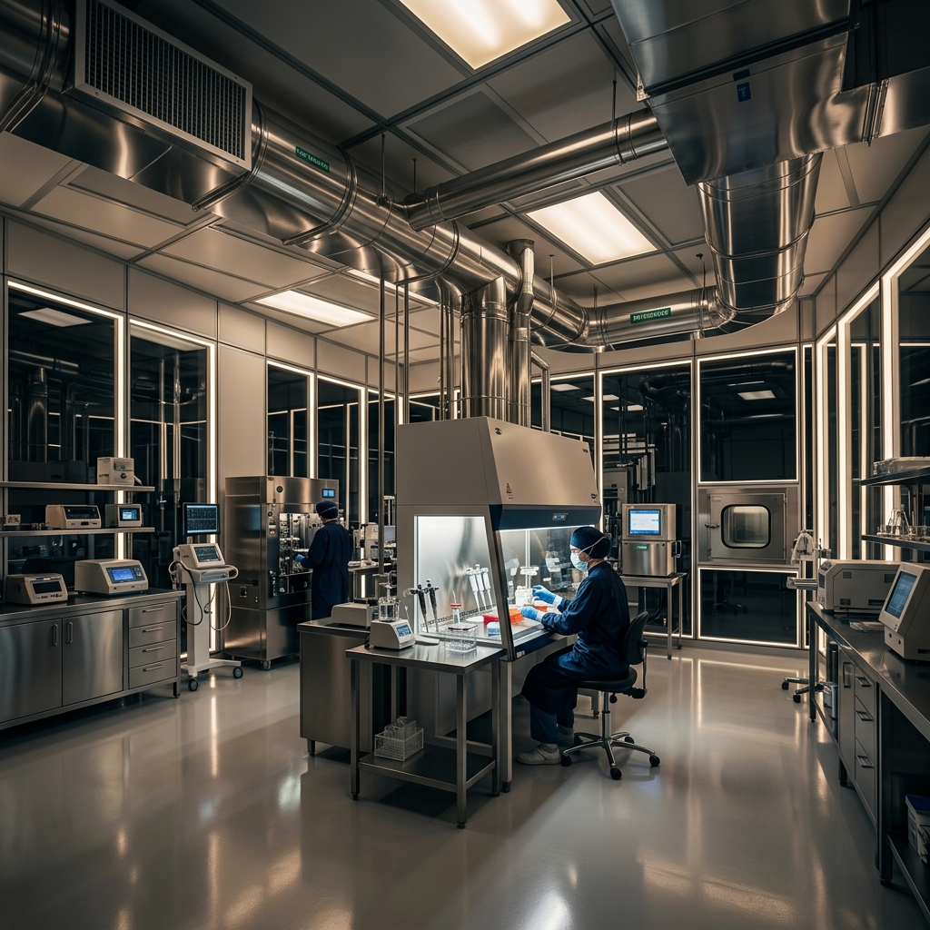 Luxury Industrial Clean Environment